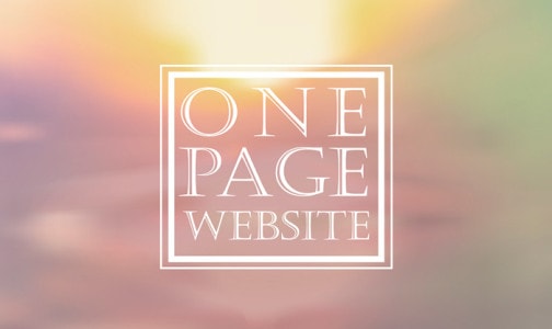 one-page-website-design